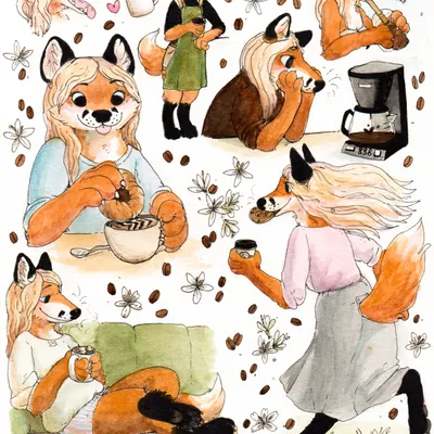 Single-character sktech page from 2018