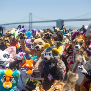 SF Embarcadero Fursuiting