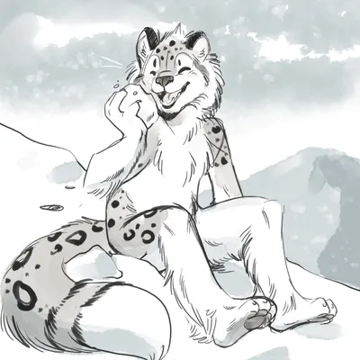 Tulver loves his snow!